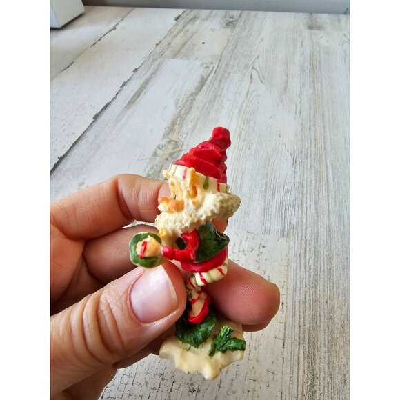 Enesco swifty elf accordion North Pole village figurine Xmas vintage ziminecki d - Picture 2 of 9